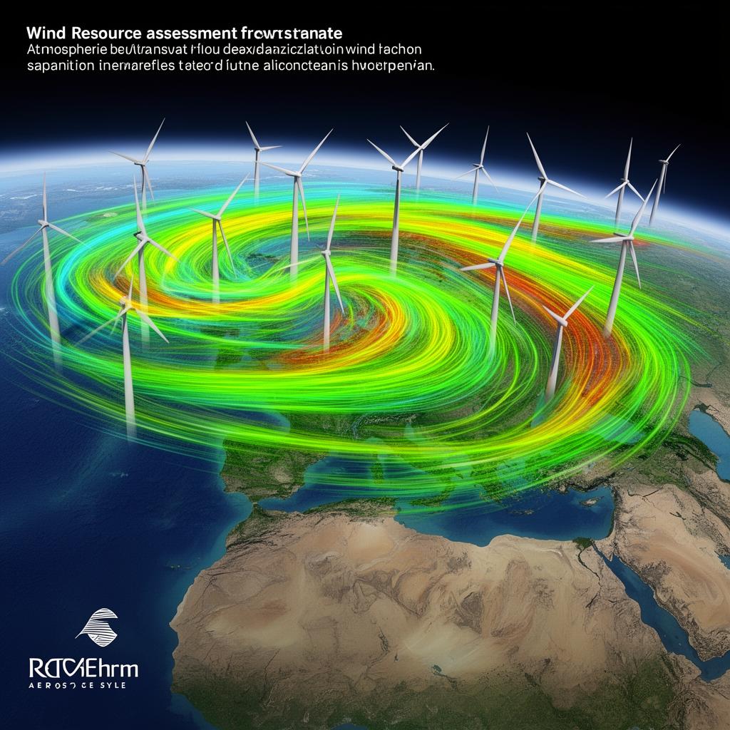 Visualisation of wind flows and wind resources observed from space