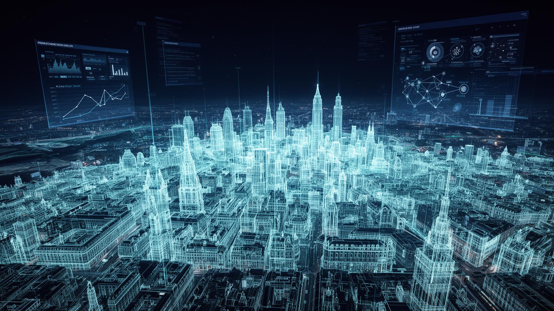 Digital twin of a European metropolis combining satellite imagery, AI, IoT and 3D modelling