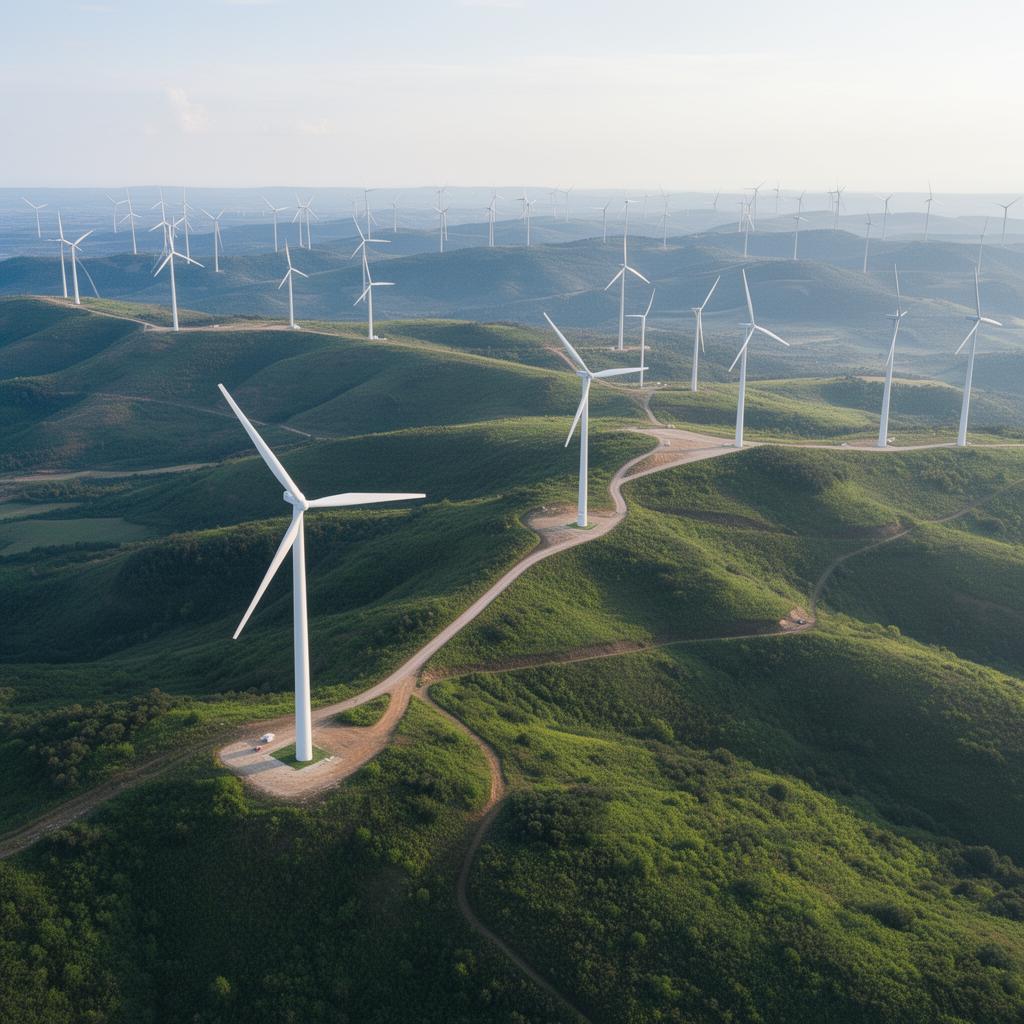 Visualisation of wind flows and wind resources observed from space